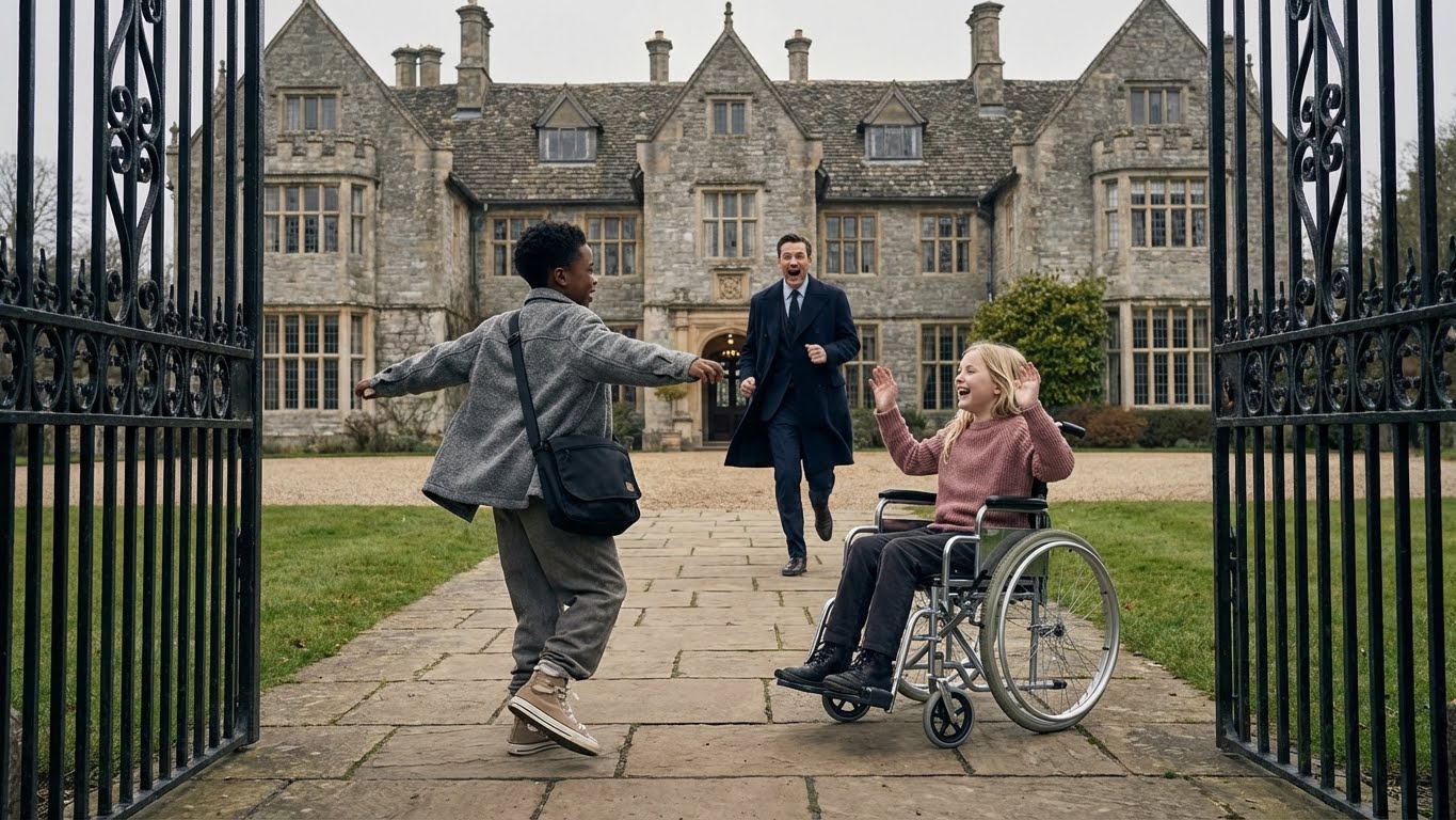 La niña paralizada ríe después de 3 años… y el culpable es un niño sin hogar