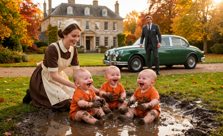 The millionaire fired the nanny because she let his children play in the mud… but the truth eventually caught up with him