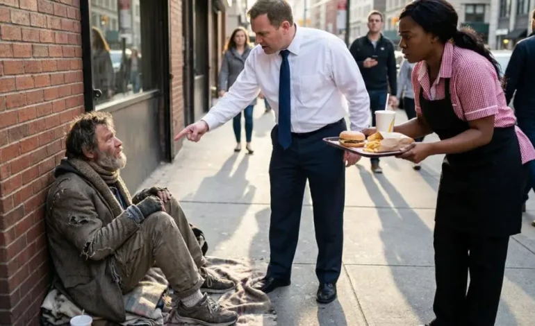 El Dueño Millonario: El Gerente despidió a la camarera por ayudar a un vagabundo, sin saber que era el verdadero propietario del restaurante