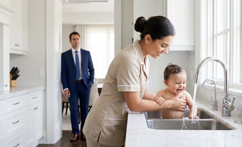 Ella solo era la limpiadora… hasta que salvó al bebé abandonado