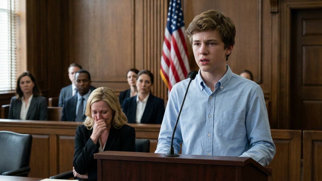 Encontré un bebé abandonado en el pasillo y lo crié como si fuera mío. Diecisiete años después, cuando su madre biológica, una millonaria, apareció para llevárselo, él dijo algo en el juzgado que dejó a todos boquiabiertos