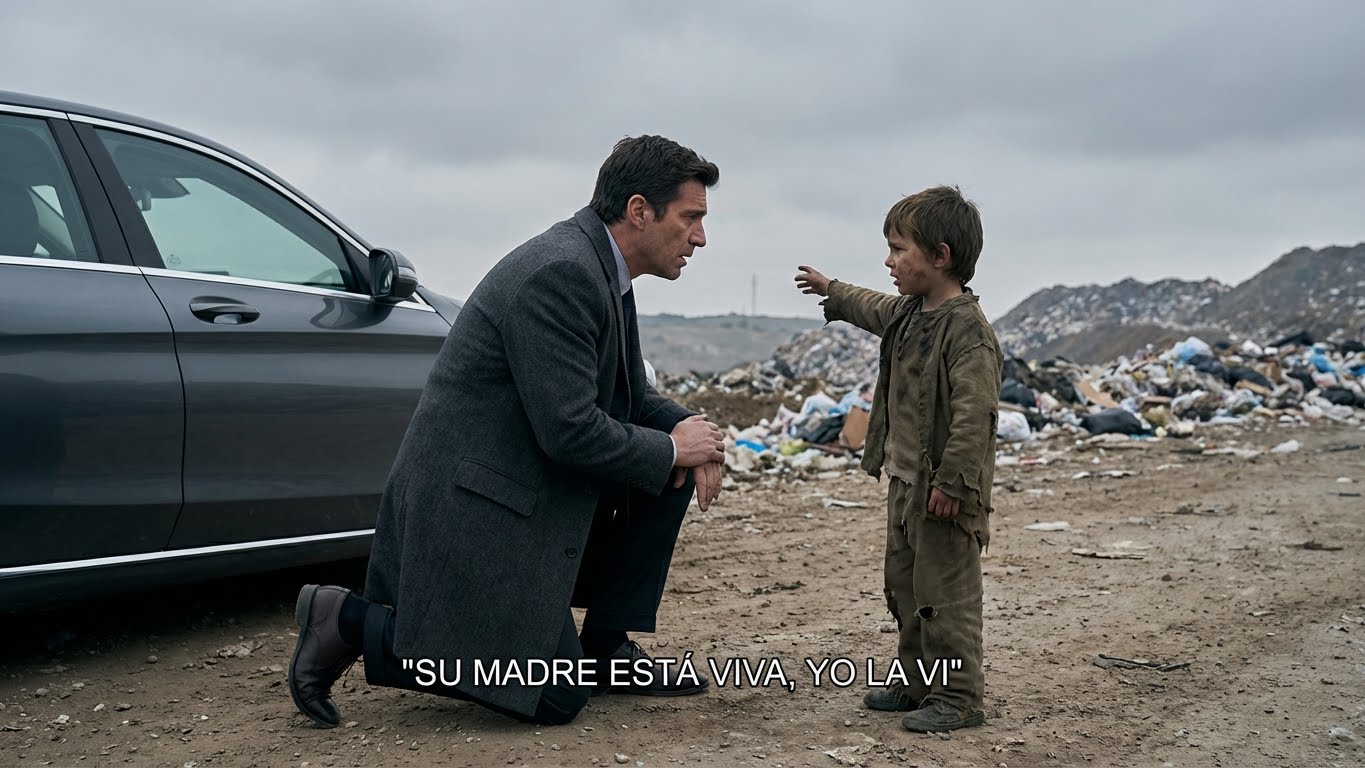 ¡GRITÓ QUE SU MADRE ESTABA VIVA EN EL BASURERO… Y EL MILLONARIO DESCUBRIÓ EL SECRETO MÁS SUCIO DE SU FAMILIA!