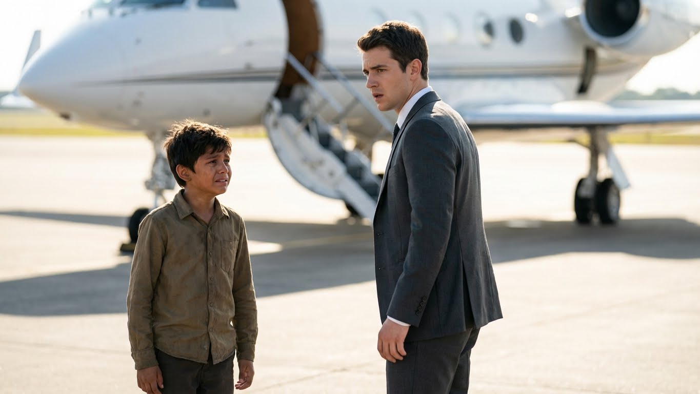 Un niño de 12 años detuvo el despegue… y lo que había en el motor heló la sangre a todos