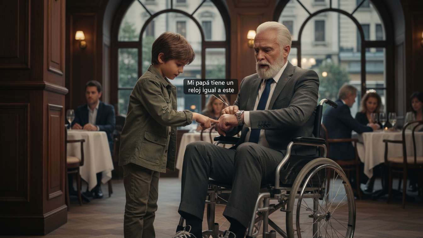 “SEÑOR, mi padre tenía un RELOJ IGUAL al suyo” — dijo el SIN TECHO… y el MILLONARIO QUEDÓ HELADO