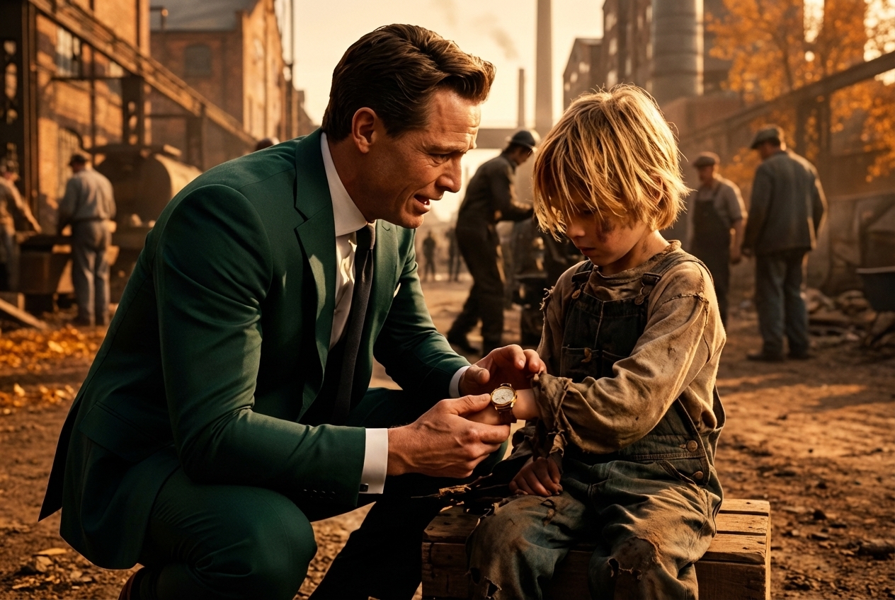 “Where did you get that watch?” The millionaire recognizes his de.ad son’s watch on the poor boy’s wrist, and when the boy tells the truth, the man is speechless with the answer…