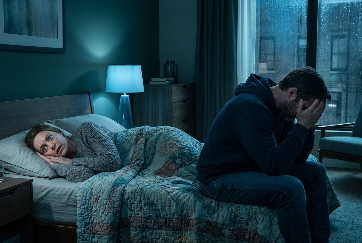 My husband thought I was asleep — and confessed a secret that broke me