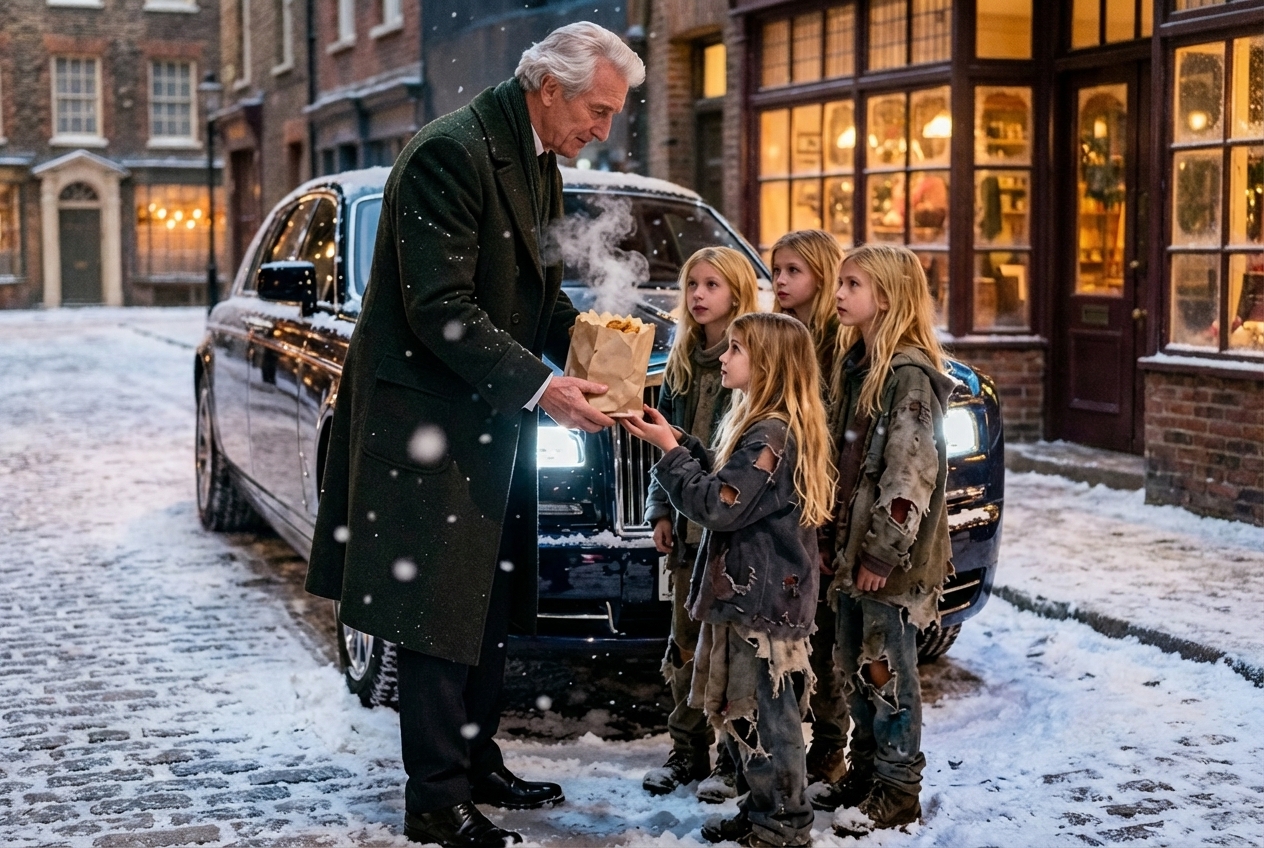 A Dying Millionaire With 24 Hours Left Takes In Four Homeless Kids… What Happens That Night Stuns Everyone….