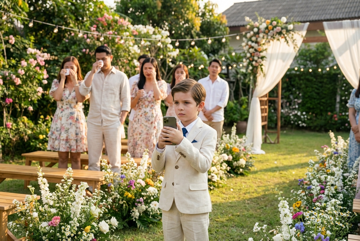 At the funeral’s quietest moment, his mother said I’d shamed her son — so my 8-year-old stood up and asked, ‘Grandma, should I play what Dad recorded about you?