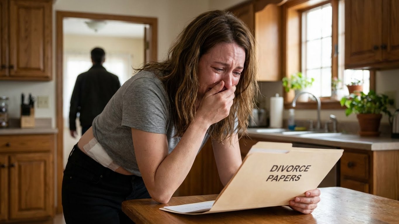 Le doné mi riñón a mi marido. Cuando mi herida aún no había sanado. Me arrojó los papeles del divorcio a la cara. Estaba tan feliz que…