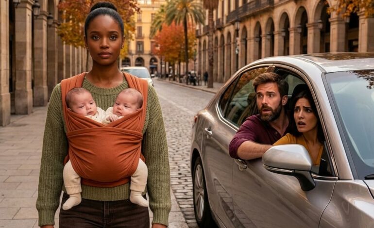 He Stopped at a Red Light—Then Saw the Woman He Abandoned Holding Two Babies