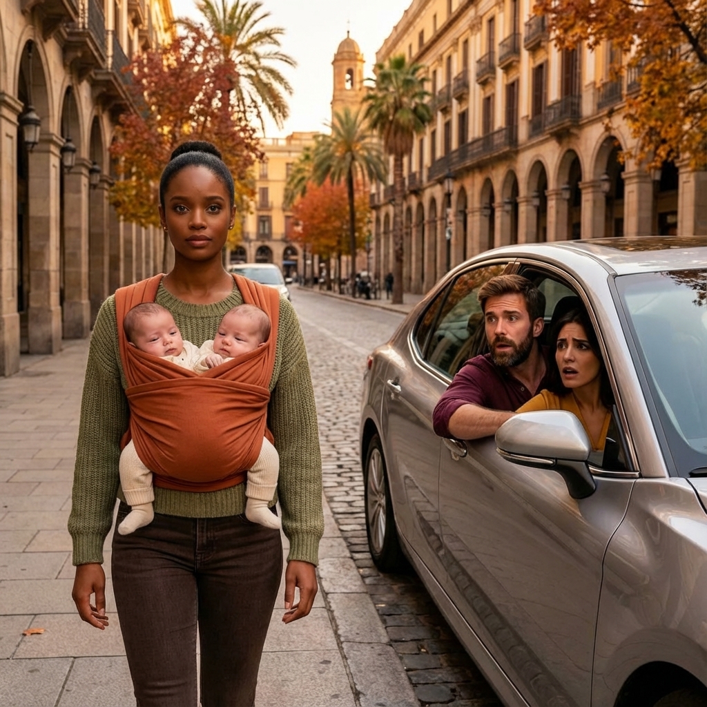 He Stopped at a Red Light—Then Saw the Woman He Abandoned Holding Two Babies