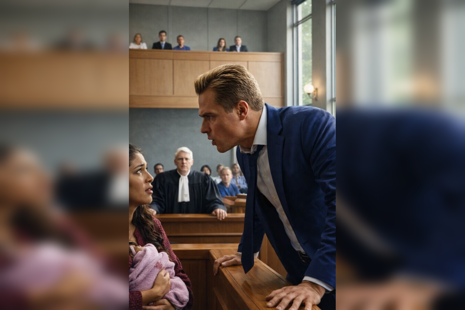 “Take your brat and get out”: What the judge revealed next left my husband devastated