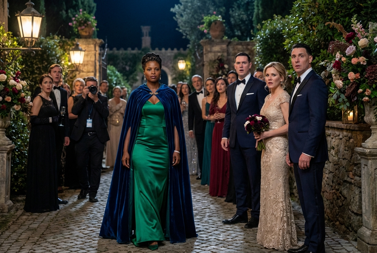 La esposa del director ejecutivo invitó a una señora de la limpieza negra como broma para burlarse de ella, pero cuando llegó, todos quedaron atónitos