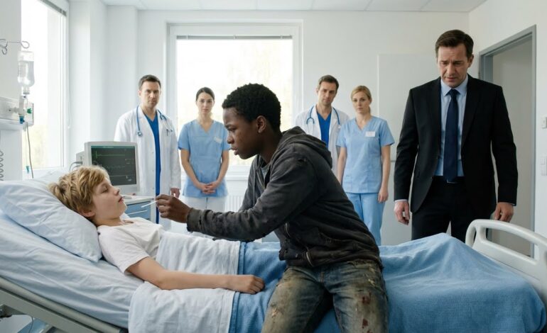 18 médicos no pudieron salvar al hijo del multimillonario hasta que un niño negro y pobre descubrió lo que ellos habían pasado por alto.