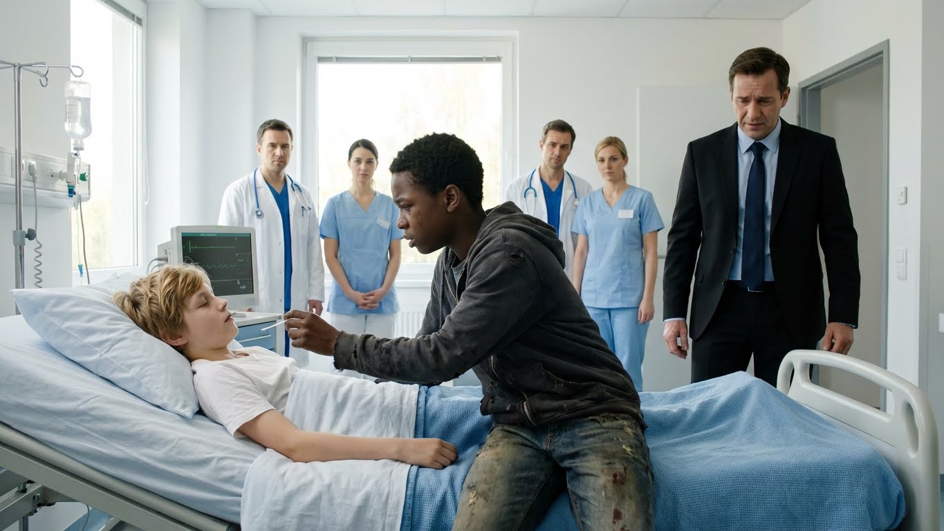 18 médicos no pudieron salvar al hijo del multimillonario hasta que un niño negro y pobre descubrió lo que ellos habían pasado por alto.