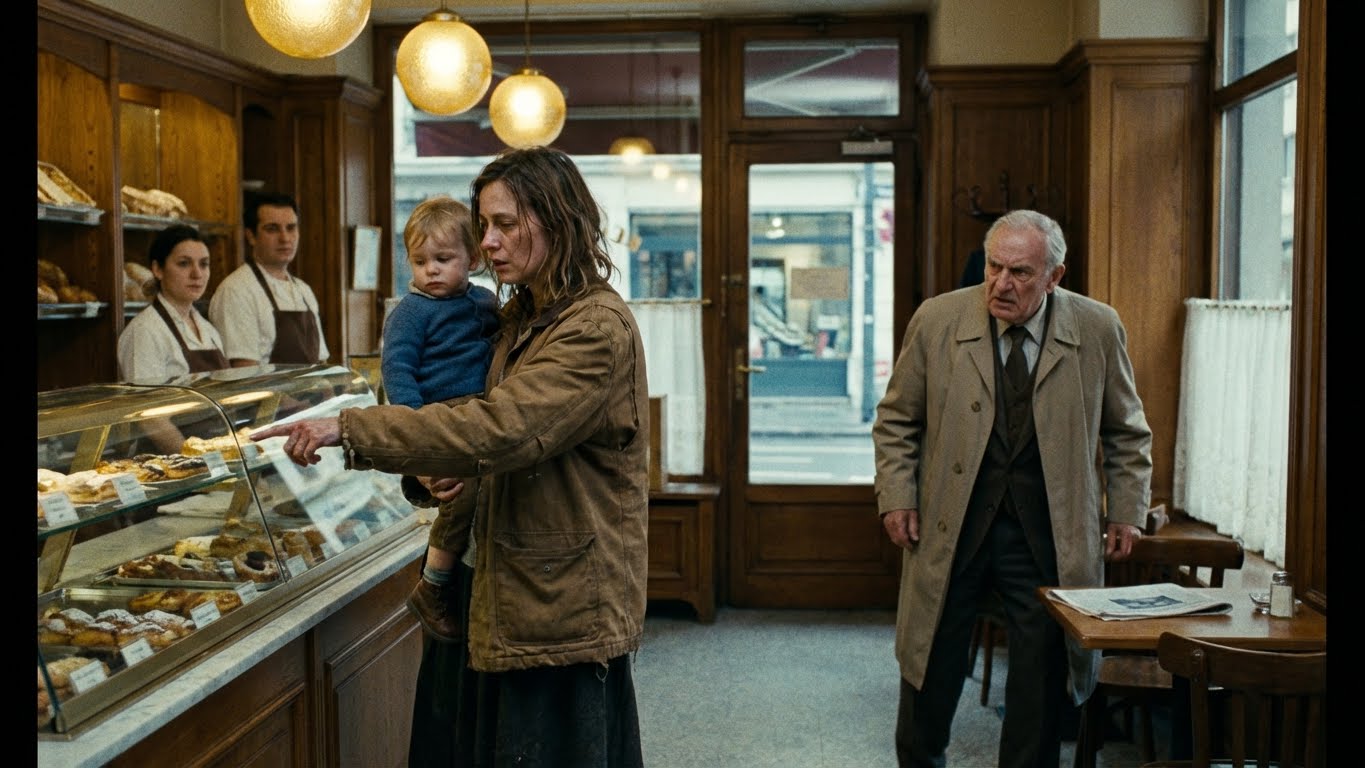 A Homeless Mom Asked for an Expired Cake for Her Child’s Birthday—The Bakery Laughed… Until the Millionaire Saw Everything