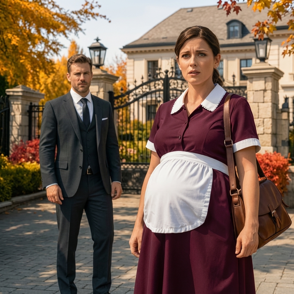 A Billionaire Followed His Pregnant Maid… What He Found Behind That Door Changed Everything