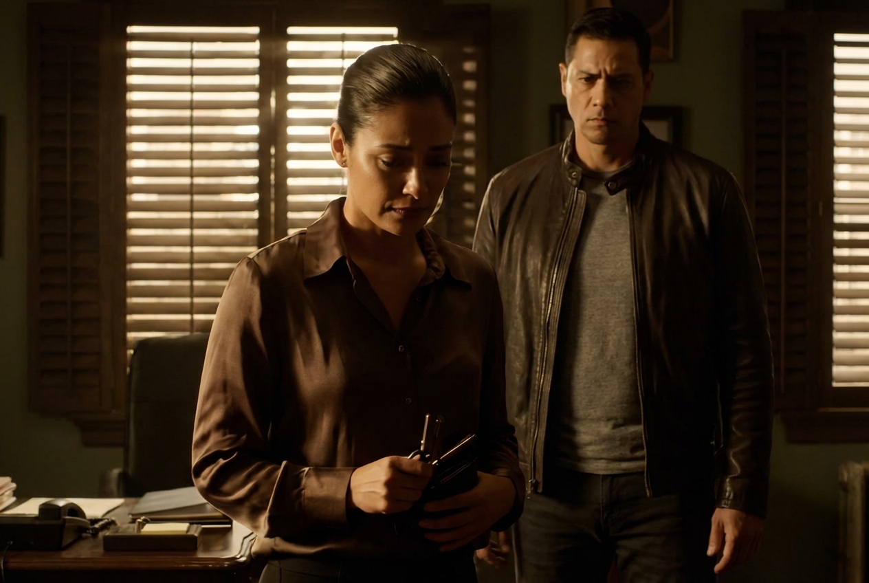 La discusión había estado hirviendo durante meses, pero esa noche se desbordó cuando Ryan llegó tarde a casa otra vez, oliendo a un perfume que no era el mío. —No empieces —murmuró mientras arrojaba las llaves sobre la encimera de mármol.