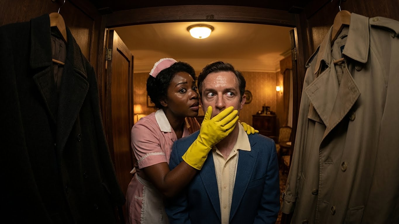 La ama de llaves me encerró y susurró: ‘No respires, te están cazando’