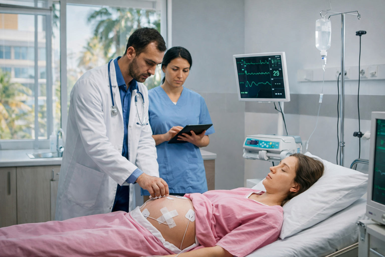 While Changing the Bandages of a Comatose Young Woman, the Doctor Suddenly Froze — Her Belly Was Getting Bigger Every Day, and No One Knew Why…