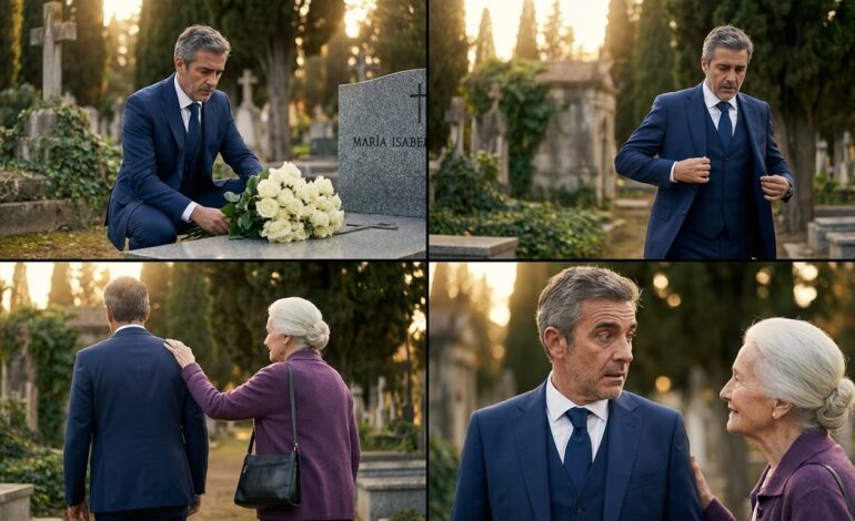 La madre que ‘había muerto’ apareció en el cementerio… y reveló el secreto que mi esposa se llevó a la tumba