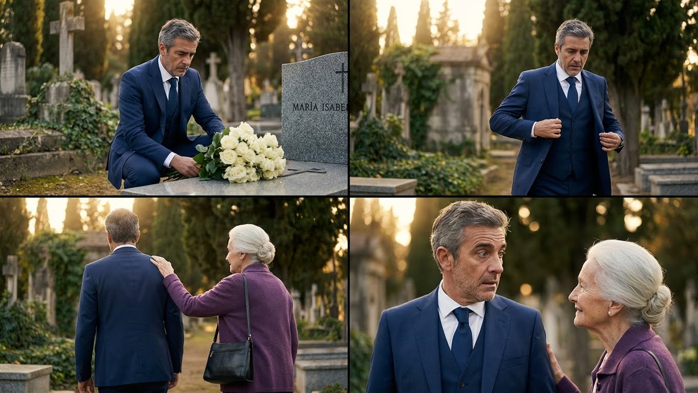La madre que ‘había muerto’ apareció en el cementerio… y reveló el secreto que mi esposa se llevó a la tumba