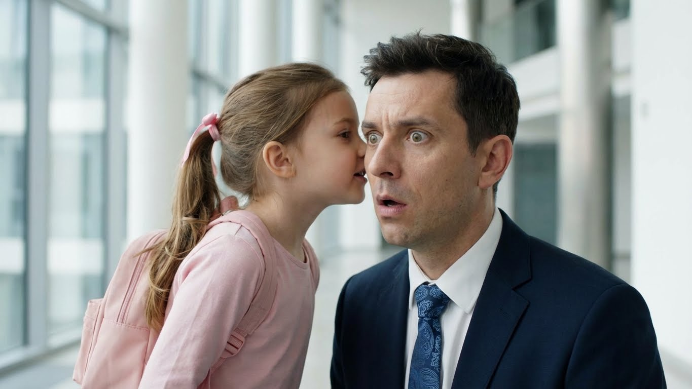 “Hay una cámara en tu oficina”, susurró la niña. Al día siguiente, los despidió a todos.