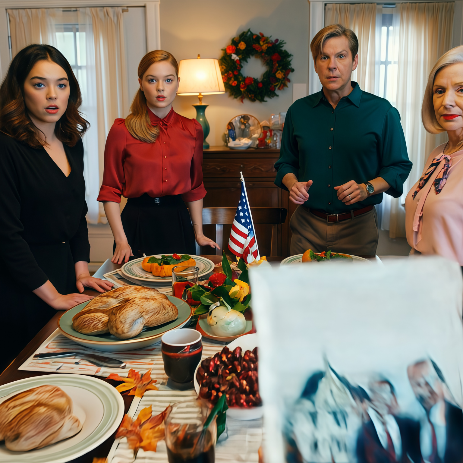 During Thanksgiving dinner, my grandmother suddenly turned to me and asked point-blank, “Mandy, why is there an elderly couple you don’t even know living in the million-dollar lakeside house I bought for you?” I could only whisper, “I don’t have a home… I’m basically homeless.” My sister went pale. My parents started talking over each other, trying to brush it off. And then, right as the table fell into a stunned silence, a lawyer walked into the dining room with a stack of papers that made the truth impossible to deny. Posted by  –