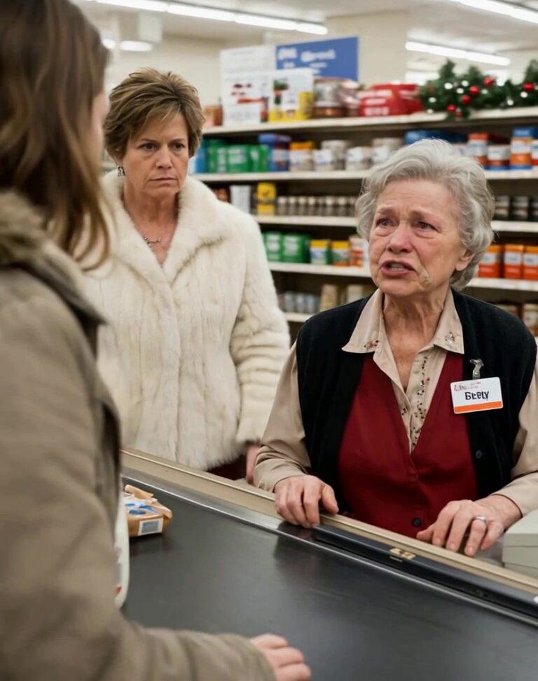I Stood Up For An Elderly Cashier On Christmas Eve—The Next Morning, I Heard Police Sirens At My Door