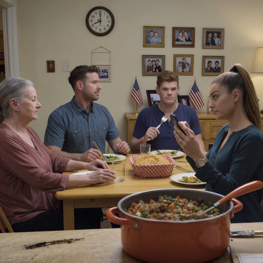 We were having dinner when my daughter-in-law said, “You’re not half the woman my mother is.” I simply smiled and replied, “Perfect—then tell her to start paying your rent.” My son’s expression instantly tightened, uneasy, before he asked, “Rent? What rent?”