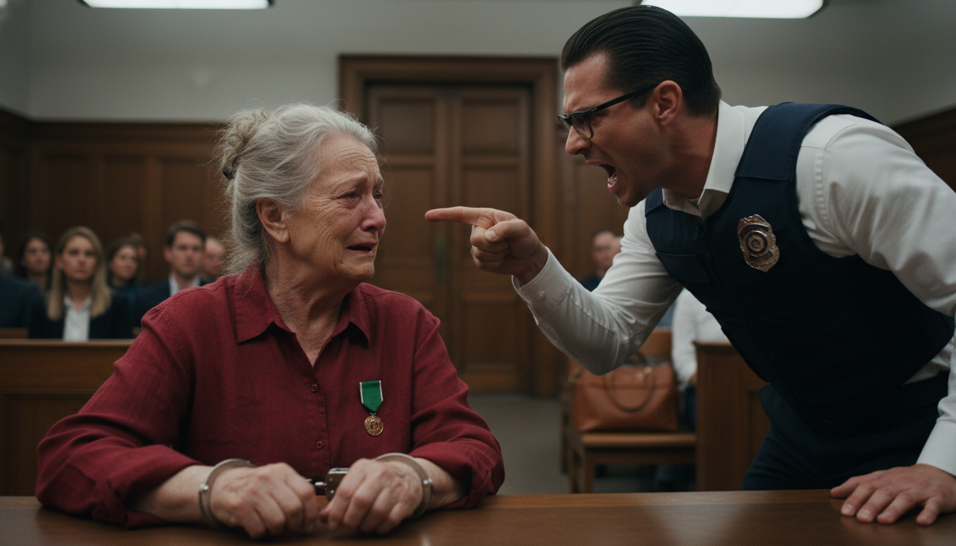 “¡Quítese esa chatarra ahora mismo o duerme en la celda!” gritó el juez con soberbia. Pero cuando las puertas se abrieron y entró AQUEL hombre, el juez deseó que la tierra se lo tragara.