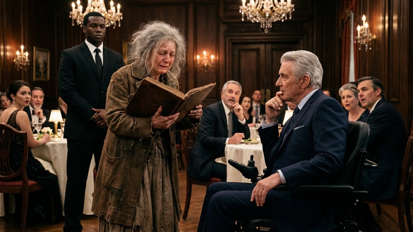 “Soy millonario, pero llevo 15 años en una silla de ruedas. Una noche defendí a una anciana que todos humillaban, y ella me pagó con un milagro que mi dinero nunca pudo comprar.”