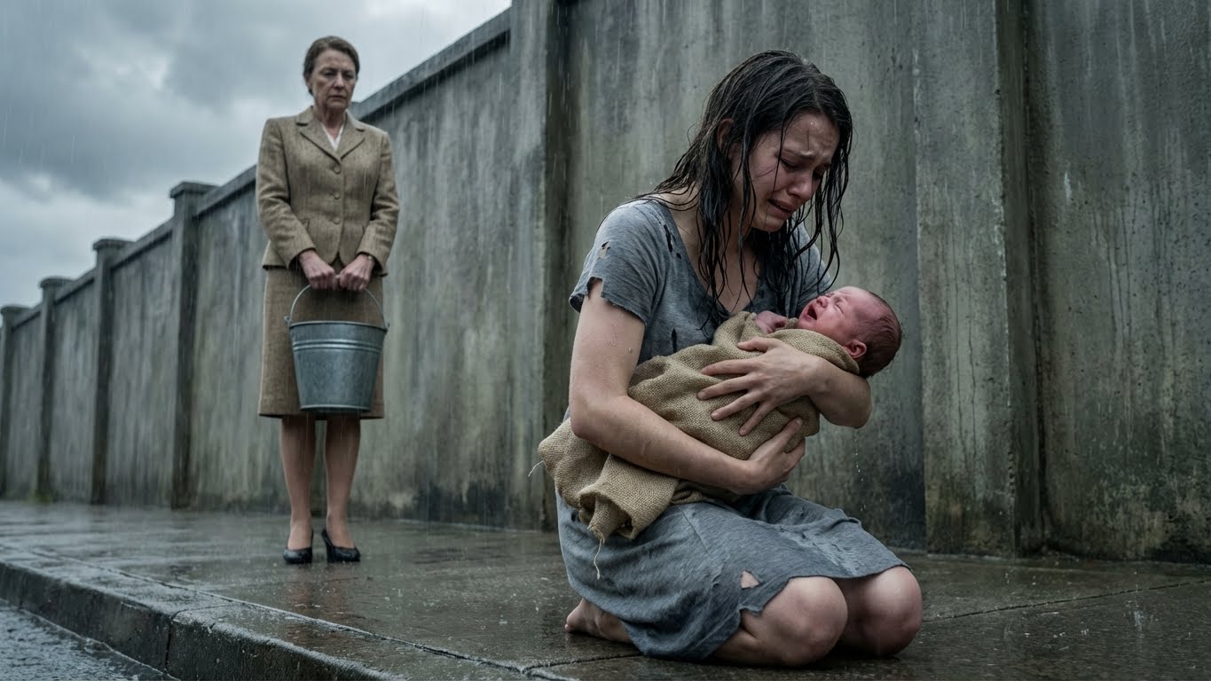 Le arrojó agua helada a una madre que sostenía a su bebé… y luego recibió una lección que nunca olvidará…