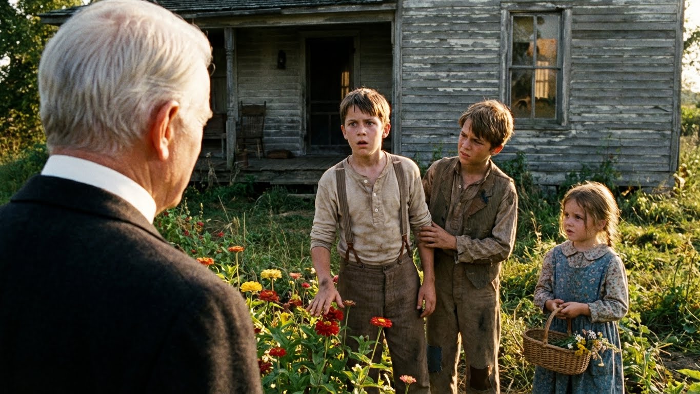 MILLONARIO VISITA SU CASA VIEJA ABANDONADA PARA DESTRUIRLA PERO LO QUE ENCUENTRA LO CAMBIA TODO
