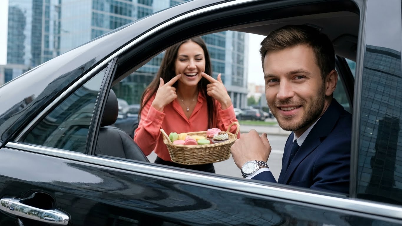 “Ella no sabía que yo la observaba tras el cristal de mi auto de lujo… Lo que hizo después cambió mi vida para siempre.” 💎✨