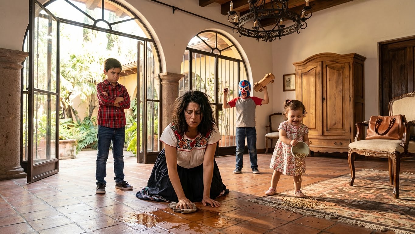 Dijeron que ninguna niñera podría sobrevivir un día con los trillizos del multimillonario; ni una sola. La mansión de Ethan Carter, magnate petrolero y uno de los hombres más ricos de Lagos, era tan hermosa como un palacio.