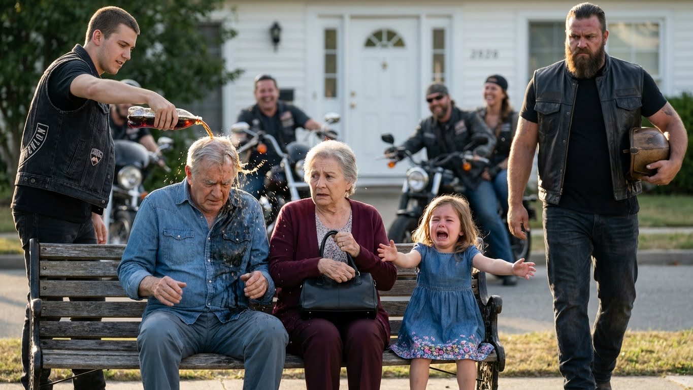 Se burlaron y les tiraron refresco a unos ancianos… sin saber que su hijo era un motoquero…