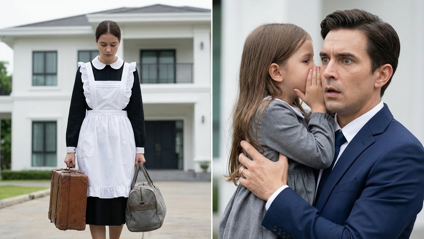 La niñera fue despedida sin razón… hasta que la hija del Millonario reveló algo que lo dejó en shock
