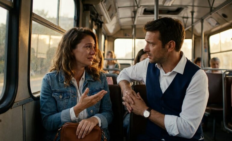 UNA JOVEN SE SINCERÓ CON UN EXTRAÑO EN EL AUTOBÚS SIN SABER QUE ERA UN MILLONARIO ESCUCHANDO ATENTO