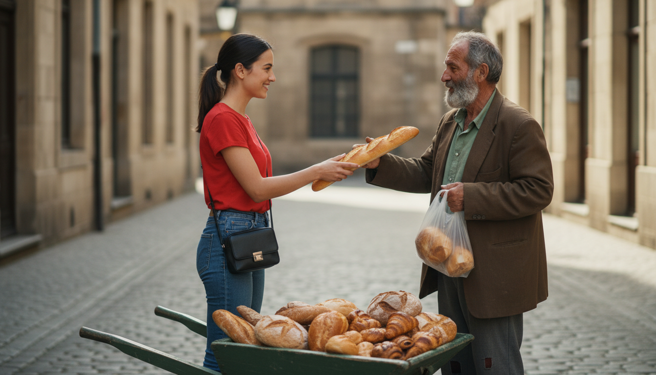 Durante 90 días alimentó a un pobre anciano sin saber su secreto. Cuando él reveló su verdadera identidad, ella rompió a llorar… 🥖😭💔