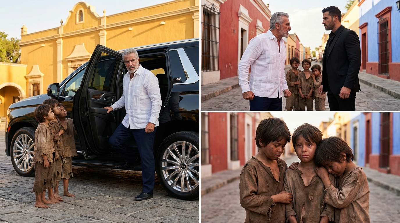 Tres niños sin hogar fueron expulsados del restaurante… hasta que un hombre recordó su propio pasado