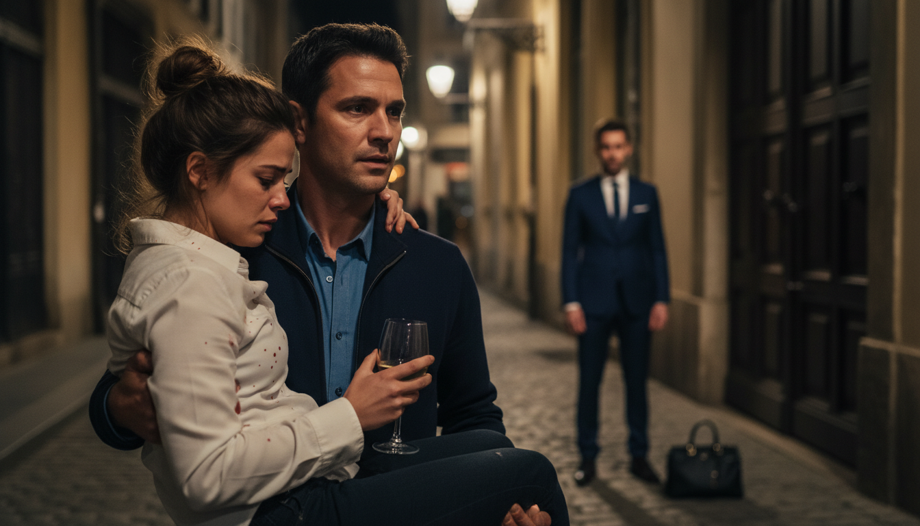 Todos temían a mi jefa, la ‘Dama de Hierro’, hasta que la encontré sola y en peligro bajo la lluvia… 🌧️💔 Lo que sucedió esa noche en mi pequeño apartamento cambió nuestras vidas para siempre. 👇📖