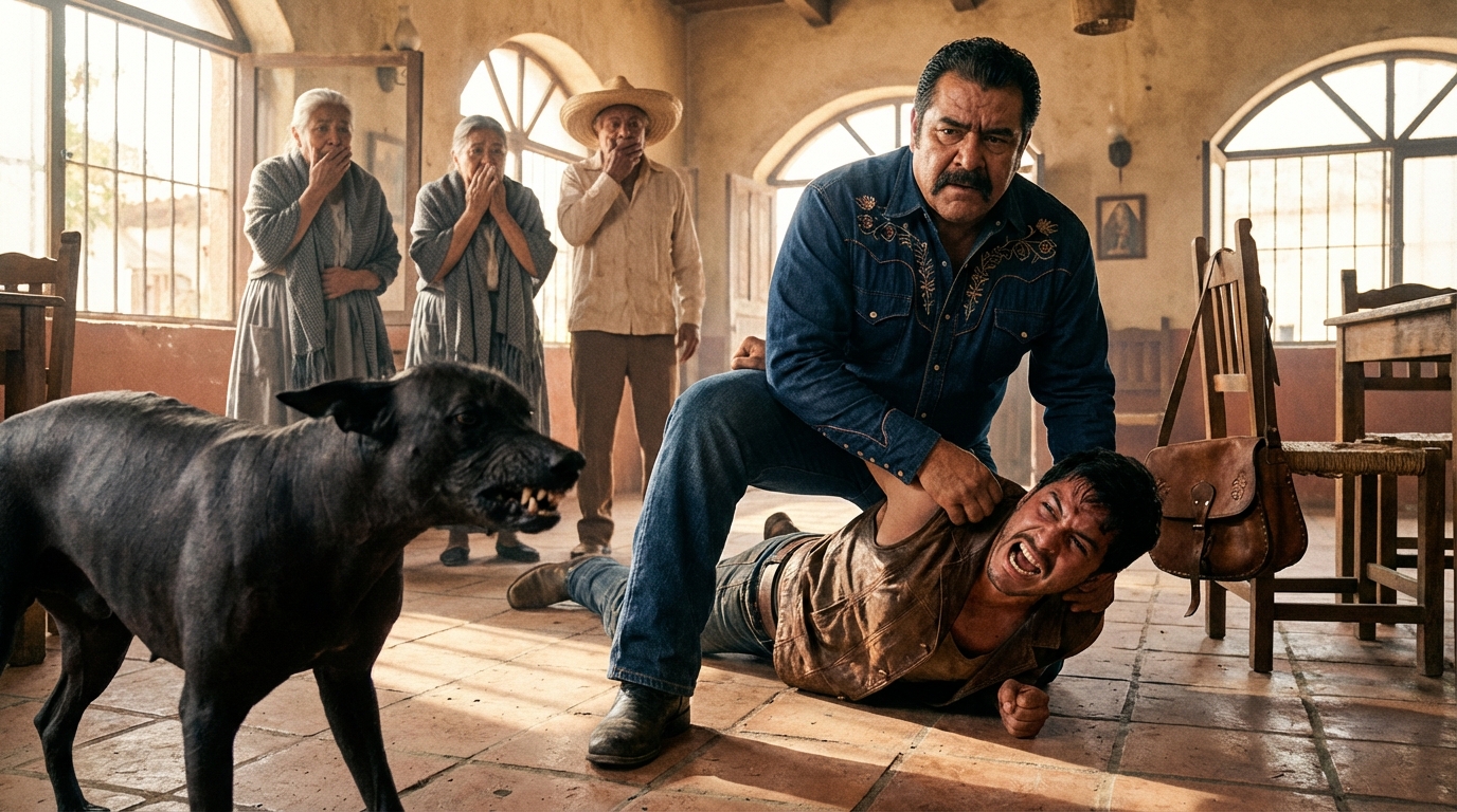 Agrede a una viuda de 78 años en una cafetería… sin imaginar que su hijo es un SEAL de la Marina.