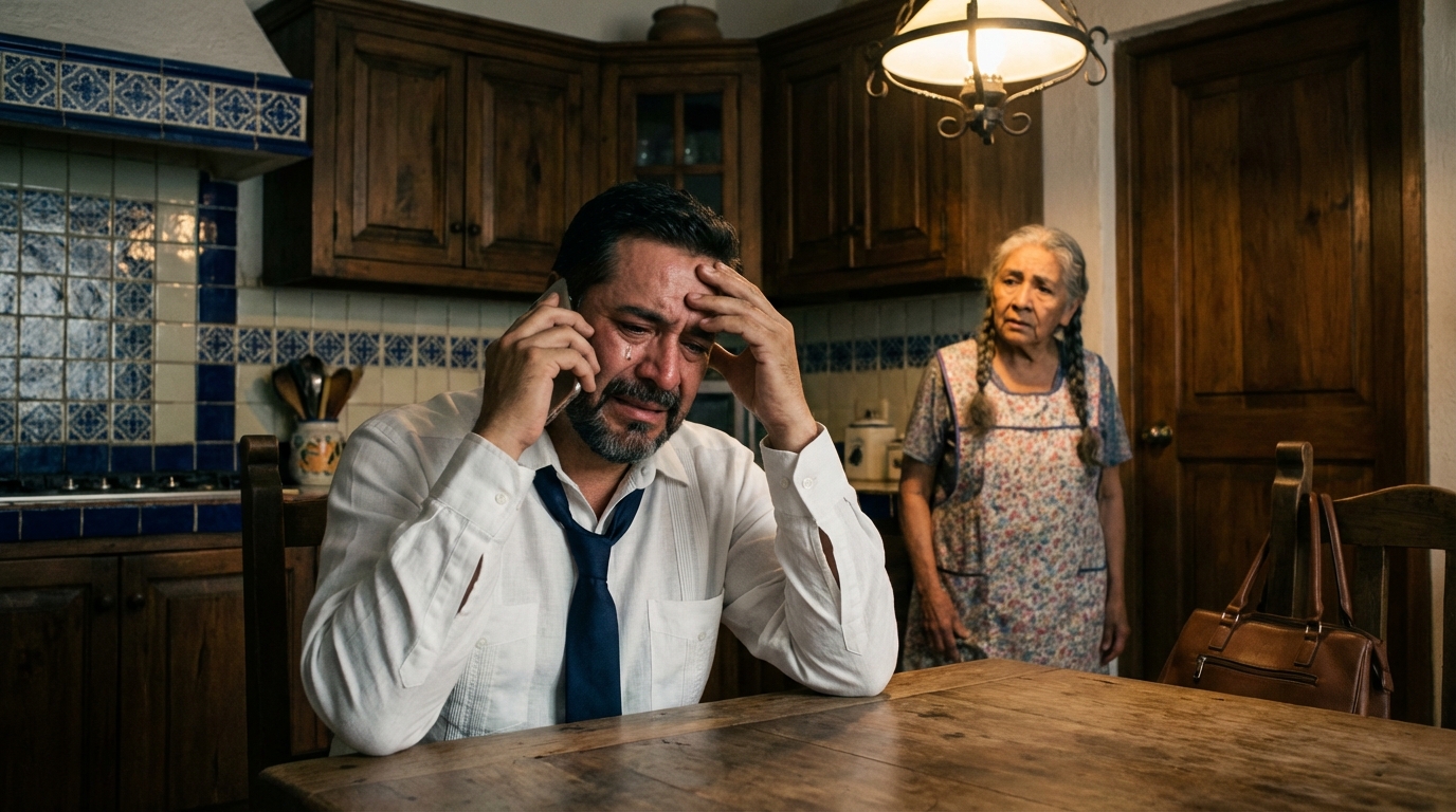 Su hijo la dejó temblando fuera del súper en plena nevada… y 20 motociclistas aparecieron para hacer algo inesperado