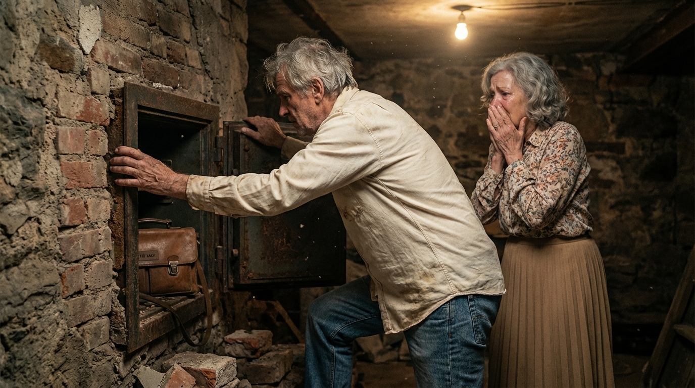 Ellos nos engañaron y encerraron a nosotros dos, un matrimonio de ancianos, en el sótano, sin saber qué cosas había yo preparado para esto desde hace decenas de años.