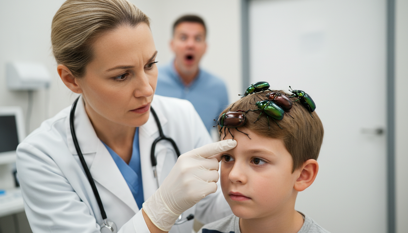 El hijo del multimillonario sufría dolores,hasta que la niñera le quitó algo misterioso de su cabeza…