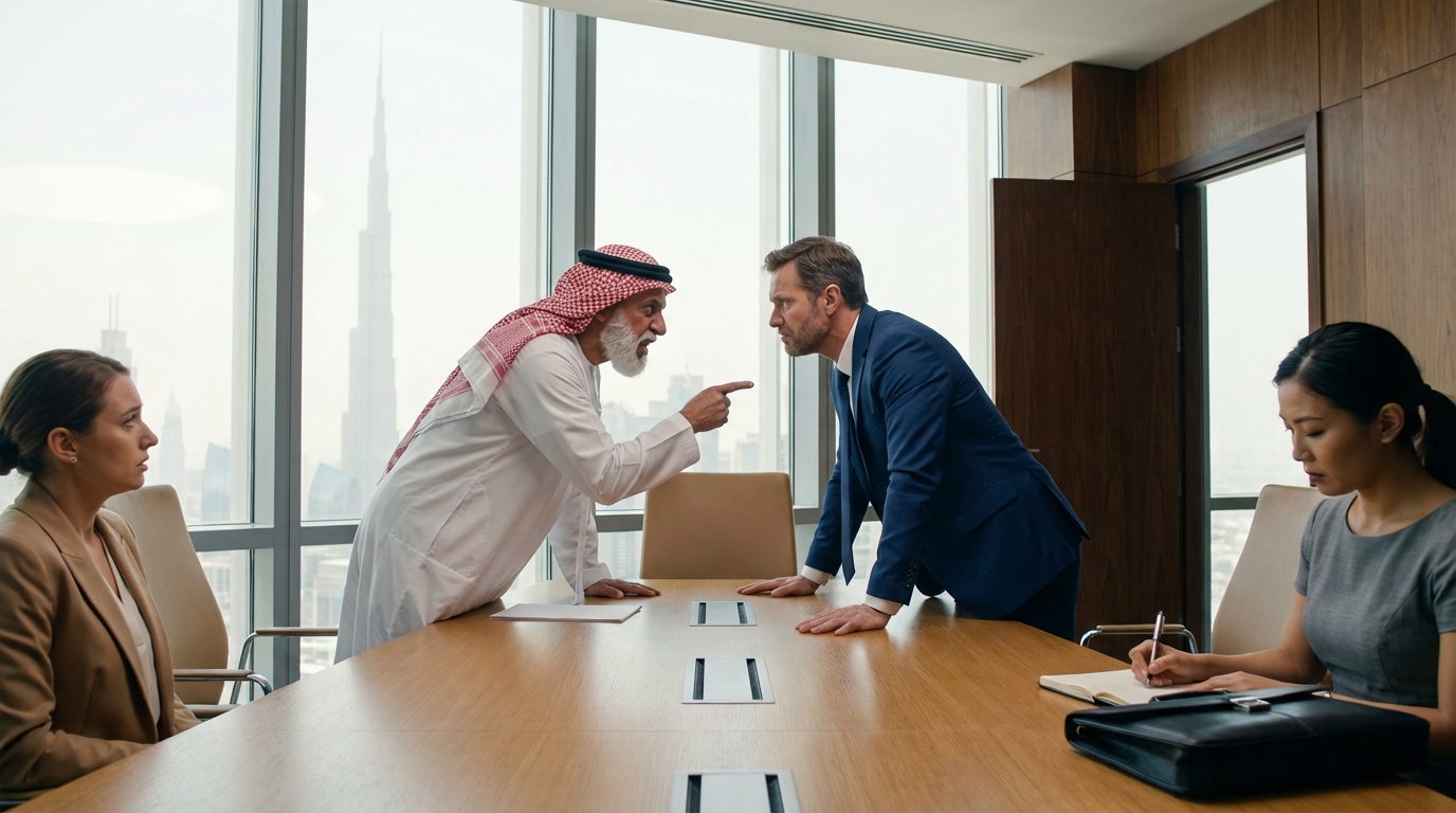 El Jeque se iba furioso tras un error imperdonable, hasta que la limpiadora soltó el trapo y habló. Lo que sucedió después dejó a toda la sala sin aliento y demostró que el talento no tiene uniforme. ✨📜