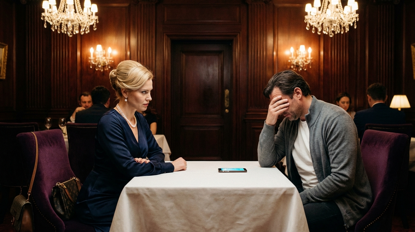 Su cita lo humilló y lo dejó solo con una cuenta impagable… 💔 Él solo tenía 5€ en el bolsillo, pero no sabía que su jefa millonaria estaba mirando y su reacción dejó a todos sin palabras ✨