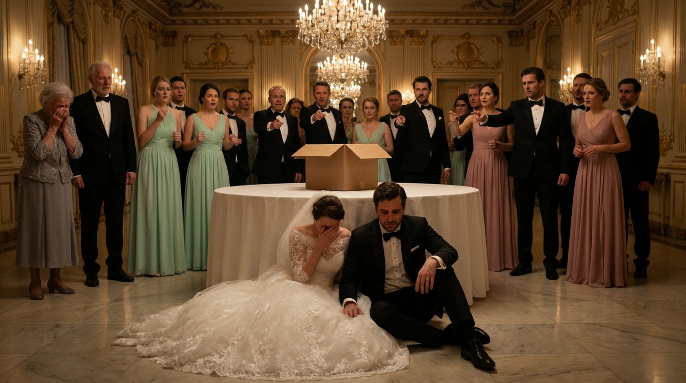 Cuando llegué a la boda de mi hermana y dije mi nombre, el personal se mostró confundido. “Su nombre no está en la lista”, dijeron. Llamé a mi hermana para preguntarle, y ella se burló: “¿De verdad pensaste que te invitaría?” Así que me fui en silencio y dejé un regalo sobre la mesa. Horas después, lo que encontró dentro hizo que me llamara sin parar… pero yo nunca contesté.