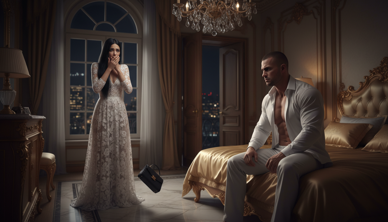 Fue obligada a casarse con un “billonario repugnante” para pagar las deudas de su familia. Pero en la noche de su aniversario, gritó al ver cómo él se quitaba la “piel” y revelaba al hombre soñado por todos.